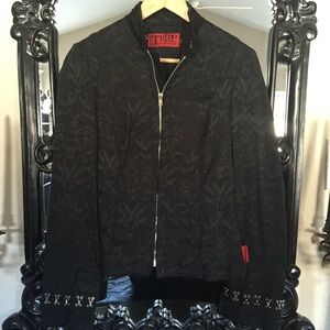 Vintage Embroidered Tripp NYC Jacket Black